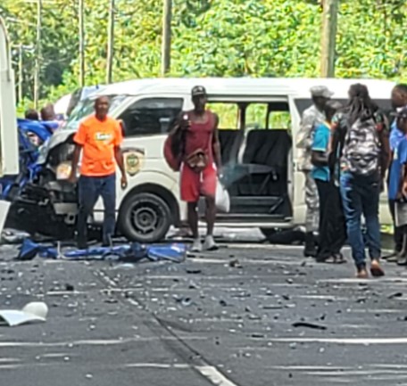 Four People Rushed To Hospital After Micoud Highway Crash St Lucia Times