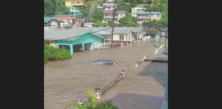 November 2022 flooding in Saint Lucia.
