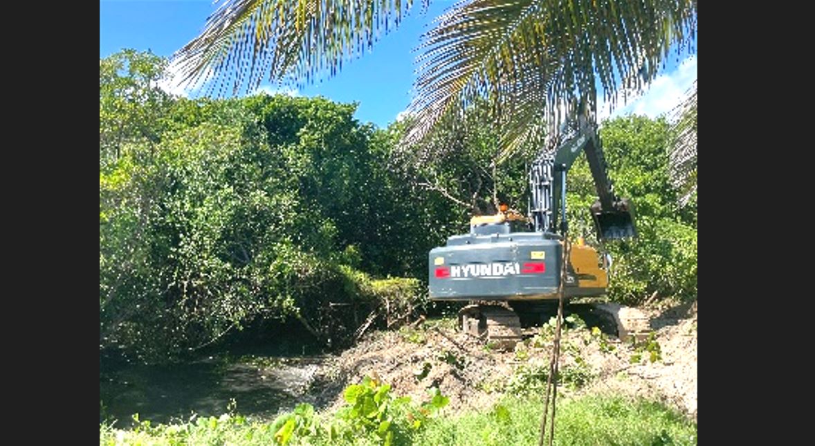 Saint Lucia National Trust Rehabilitates Beanfield Storm Drain St