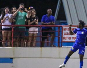 Captain Kurt Frederick celebrating