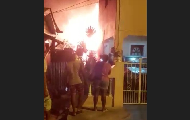 Fire Destroys Gros Islet House - St. Lucia Times