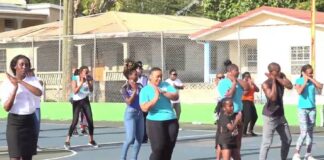 Saint Lucia Moves - people engaging in physical exercise