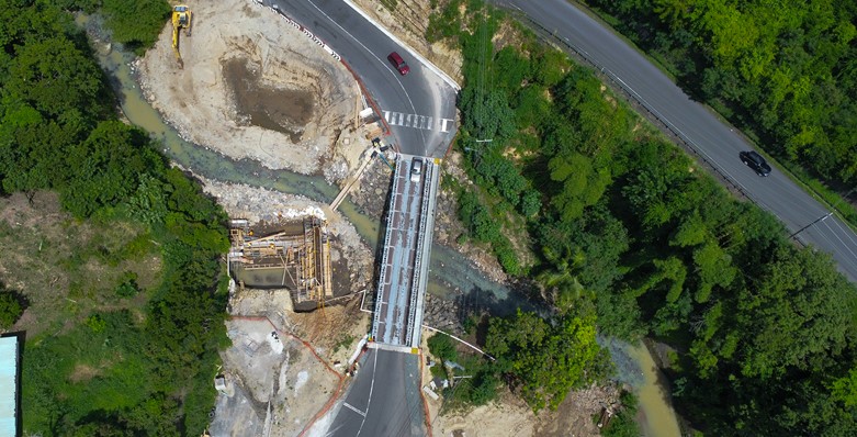 Piaye Bridge construction site
