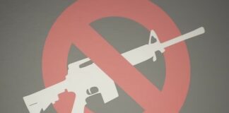 Assault weapon ban logo.