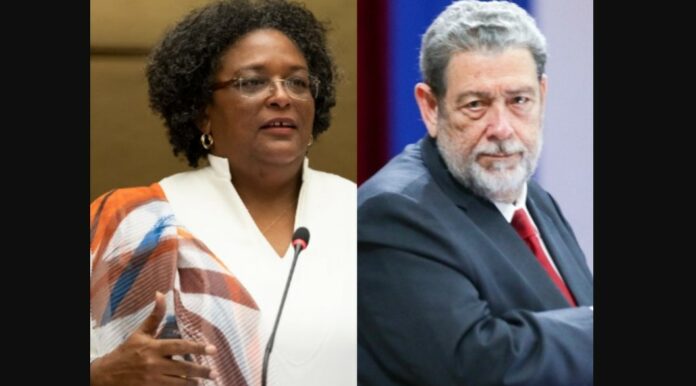 Mia Mottley & Ralph Gonsalves Mia Mottley & Ralph Gonsalves