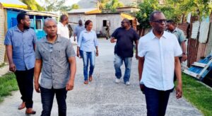 Prime Minister Pierre leads delegation on tour of Bruceville, Vieux Fort