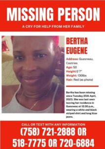 Bertha Eugene - Missing