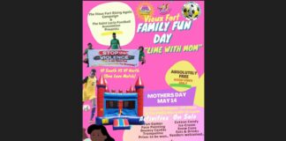 Flyer for Vieux Fort Rising family fun day.