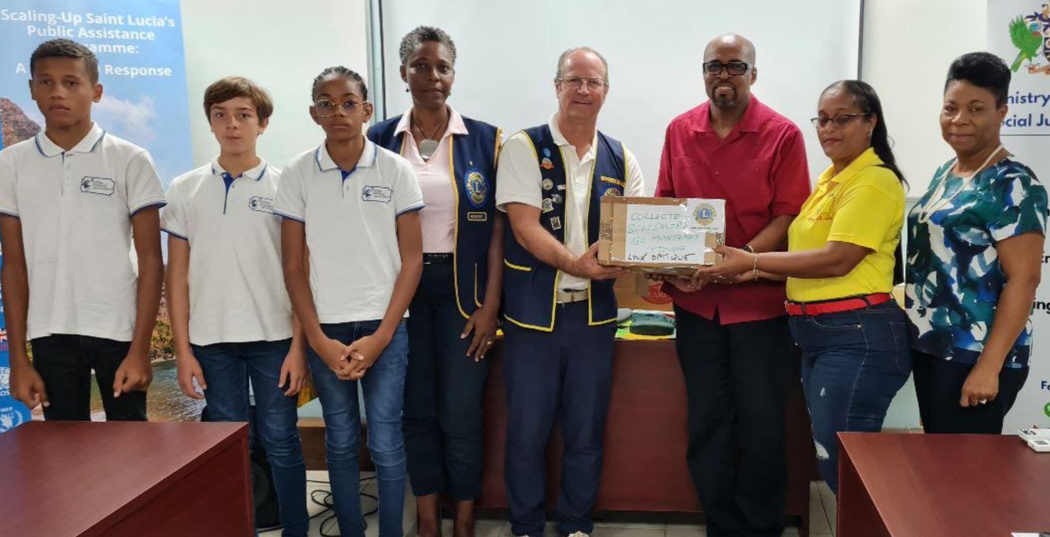 WATCH Martinique Delegation Donates Eyewear To Saint Lucia St. Lucia