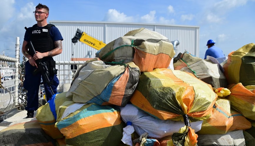 U.S. Coast Guard Offloads Cocaine Worth Over $186M Seized In Caribbean ...