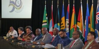 CARICOM leaders at Trinidad & Tobago summit.