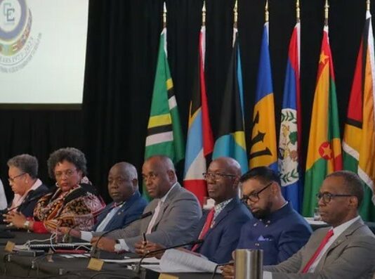 CARICOM leaders at Trinidad & Tobago summit.