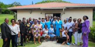 Members of Saint Lucia Association of London.