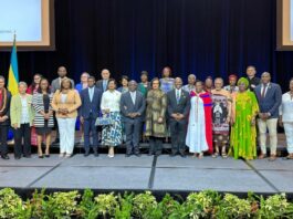 Commonwealth Women Ministers pose for photo on margins of their meeting in the Bahamas.