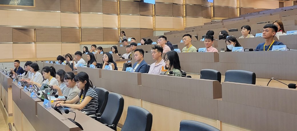 Taiwanese youth ambassadors.
