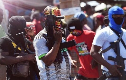 Armed gang in Haiti