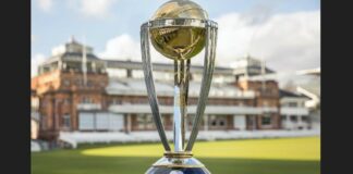 ICC cricket world cup trophy