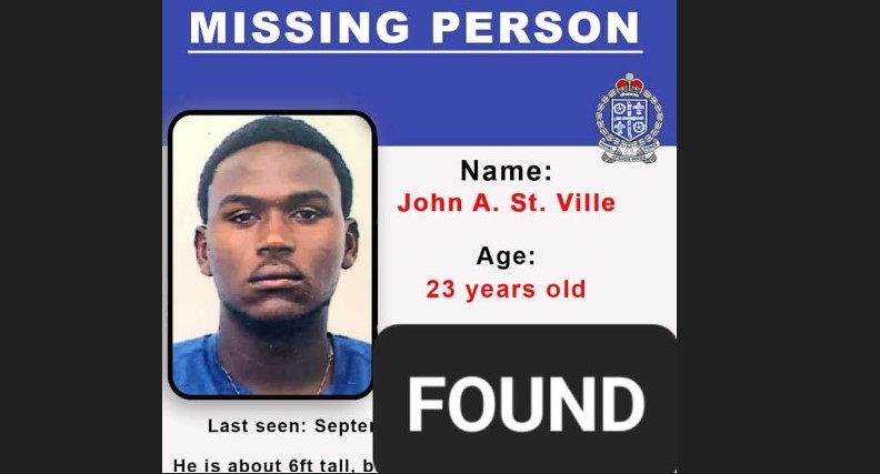 Missing man found.