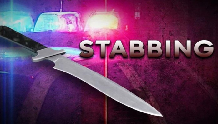 Stabbing art graphic.