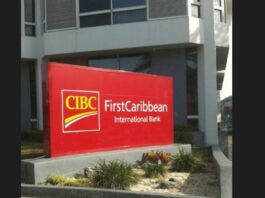 Building with CIBC First Caribbean sign.