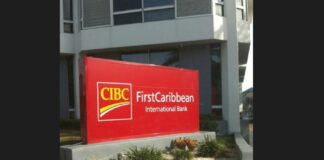 Building with CIBC First Caribbean sign.