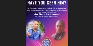 Wanted poster for Jn Nai Lesmond