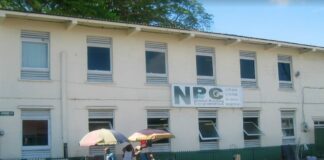 National Printing Corporation building in Castries.