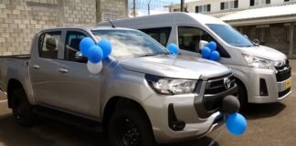 Two new vehicles received by Bordelais Correctional Facility.