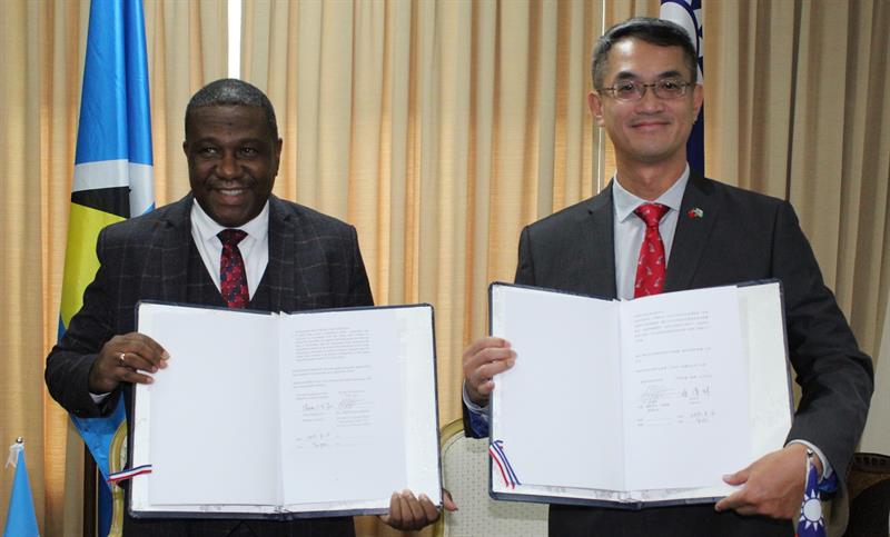 Saint Lucia Republic Of China Sign Legal Assistance Treaty St Lucia Times