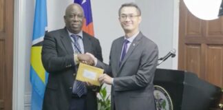 Taiwan Ambassador donates over three million dollars for Saint Lucia development projects.
