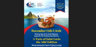 Taste of Saint Lucia flyer.