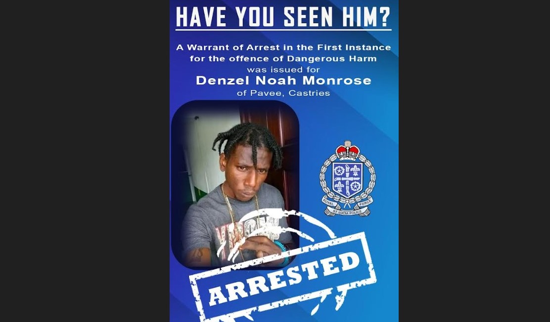 Denzel Noah Monrose wanted poster.