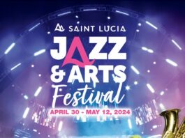 Saint Lucia Jazz 2024 advertising flyer.