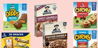 Recalled quaker oats products.
