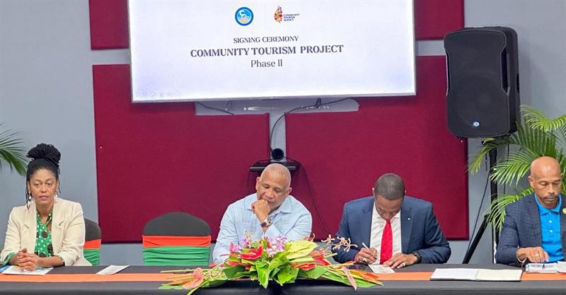 Tourism Agreement signing.