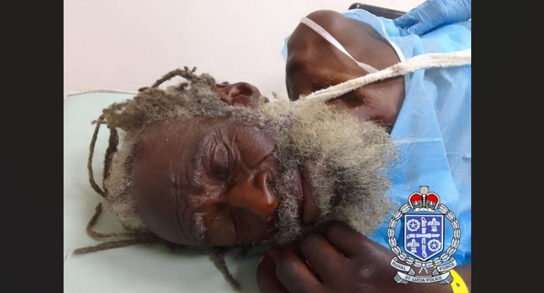 Photo of male in hospital whom police are seeking to identify.