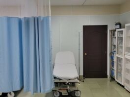 St. Jude Hospital room renovated.