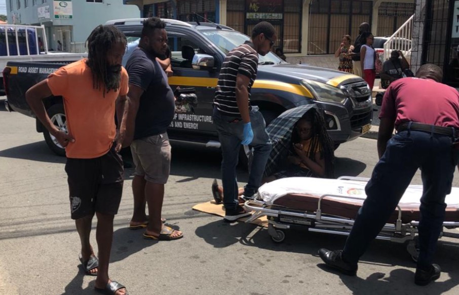 Vehicle Hits Pedestrian In Vieux Fort