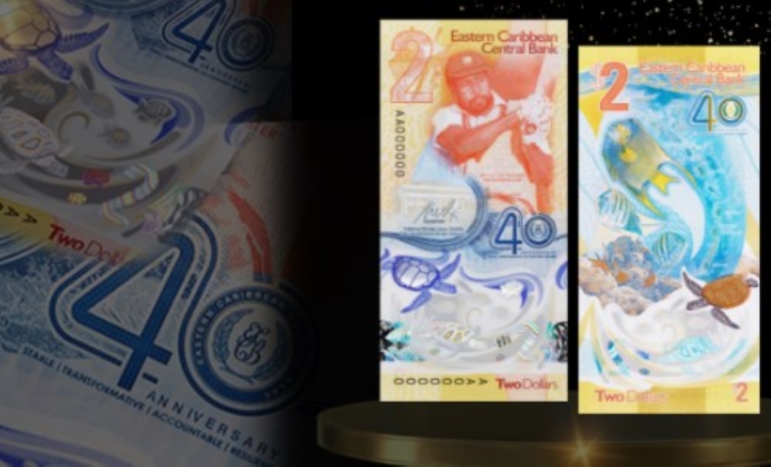 ECCB $2 commemorative notes.