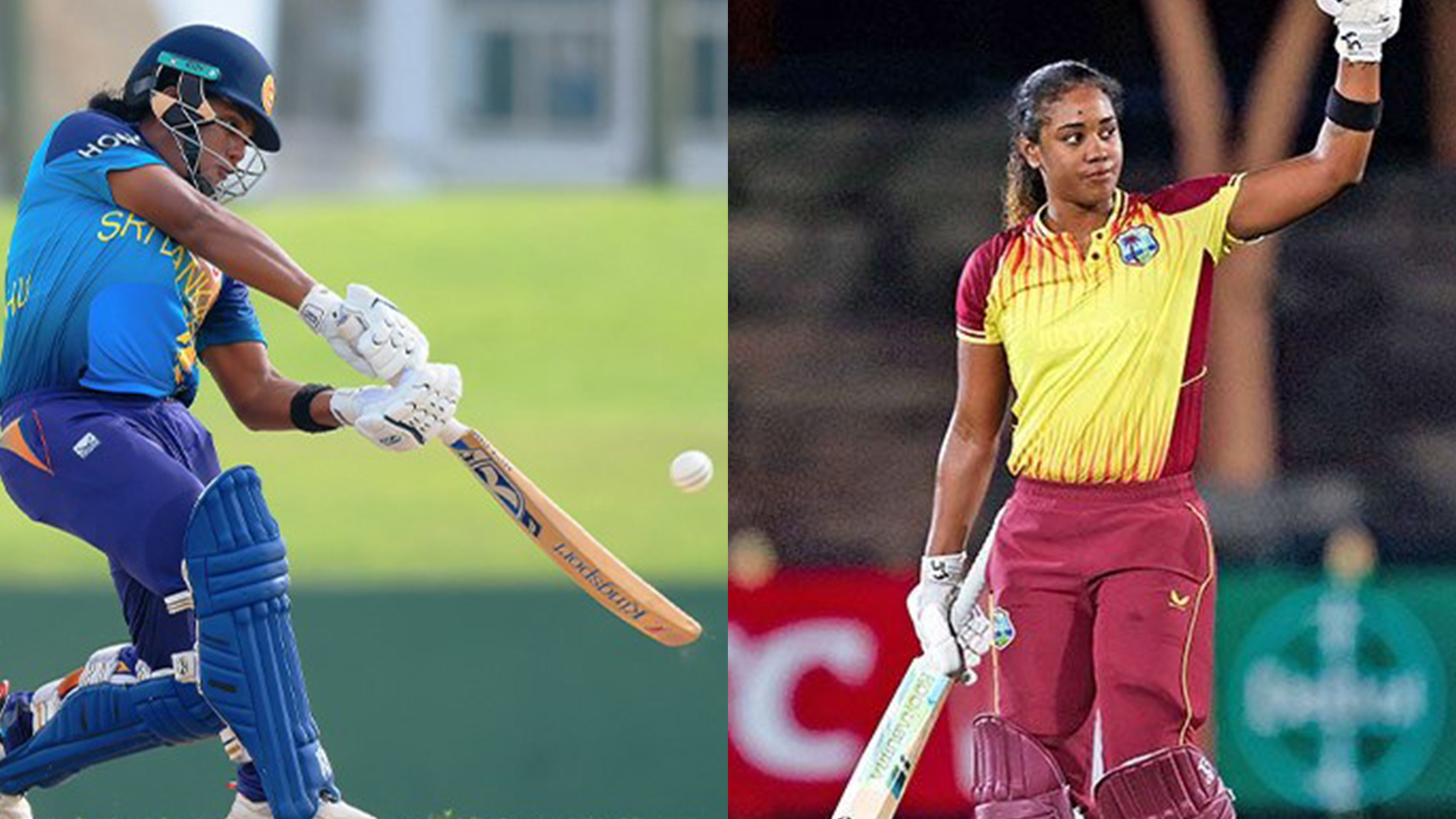 eft: Sri Lanka's top all-rounder Chamari Athapaththu & Hayley Matthews is the number one ranked all-rounder in the world. (FP)