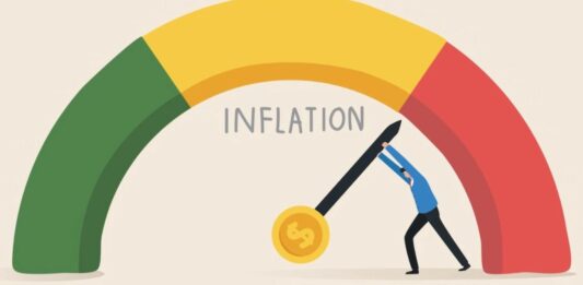 Inflation graphic art.