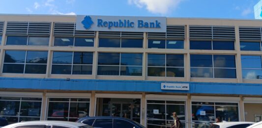 Republic Bank Branch on the William Peter Boulevard in Castries.
