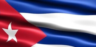 Cuban flag.