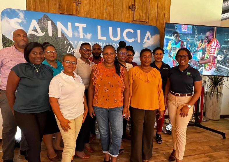 Saint Lucia Tourism Authority hosts event in Dominica.