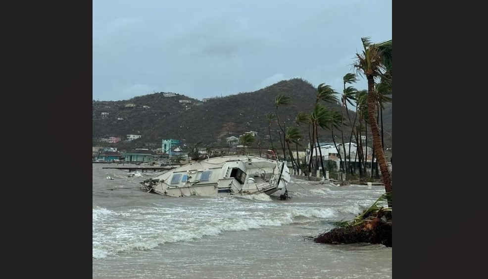 Devastation caused by Hurricane Beryl.