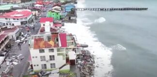 Grenada Beryl destruction.