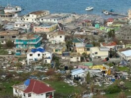 Hurricane Beryl devastation.