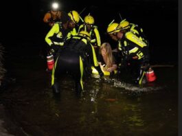 SLFS Swift Water Training.