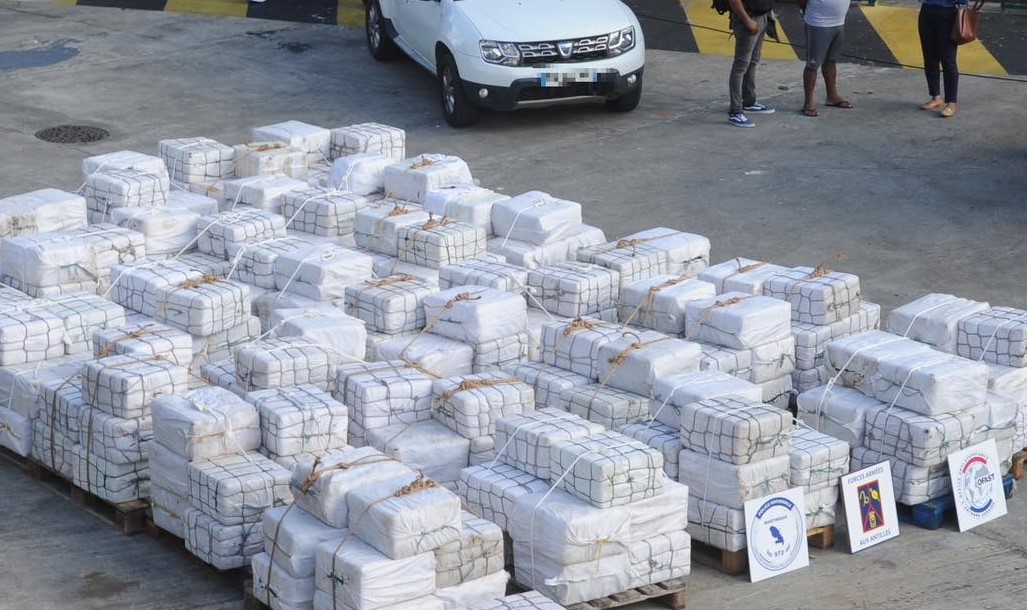 Drugs seized by French Navy off Martinique