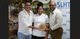 Foodie Fortnight winner receives award.